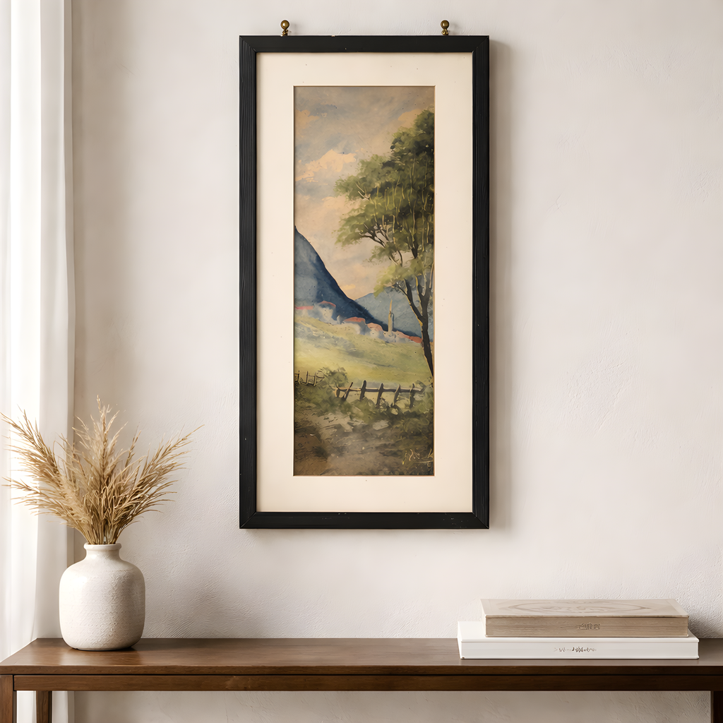 Tableau vertical paysage