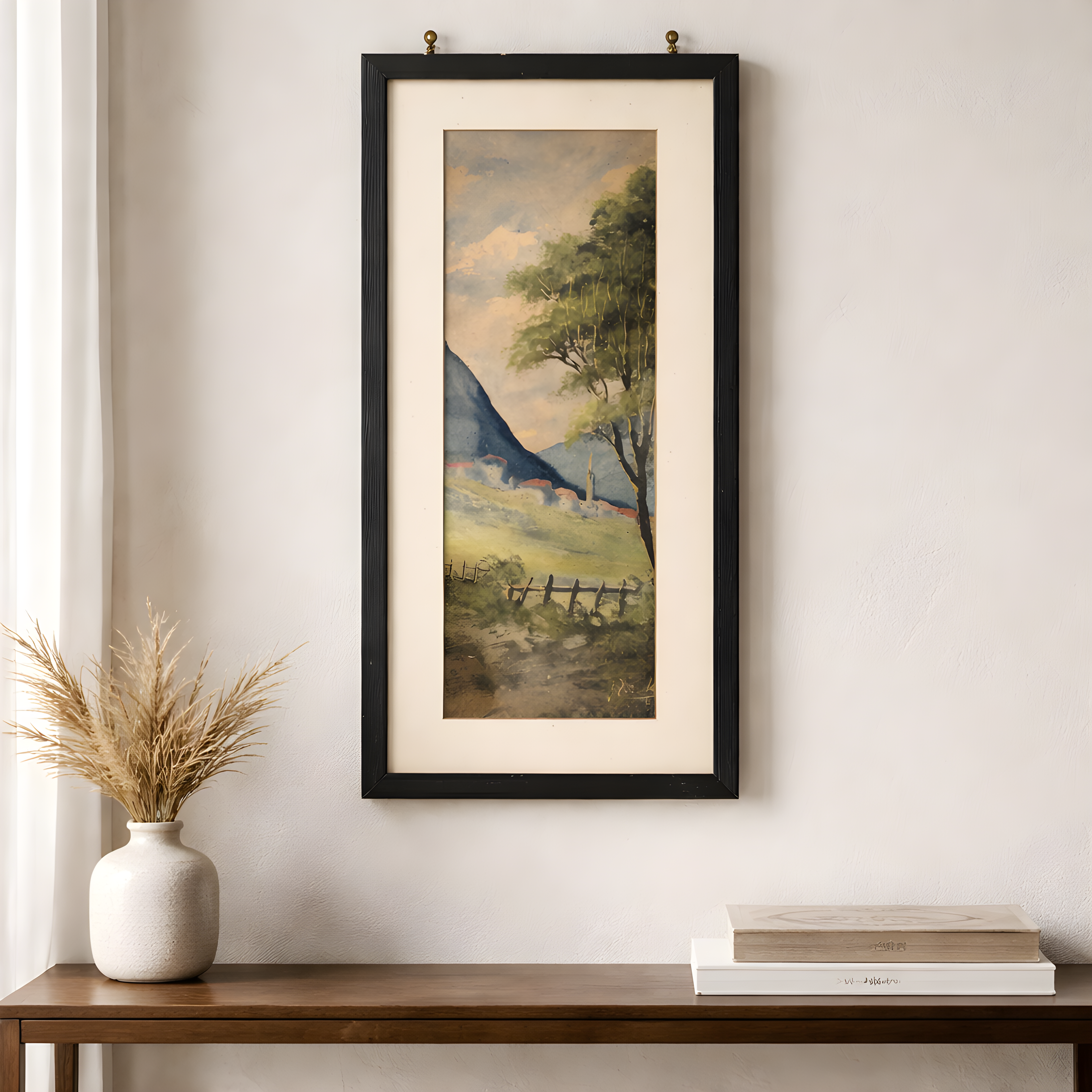Tableau vertical paysage