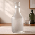 Carafe en verre dépoli