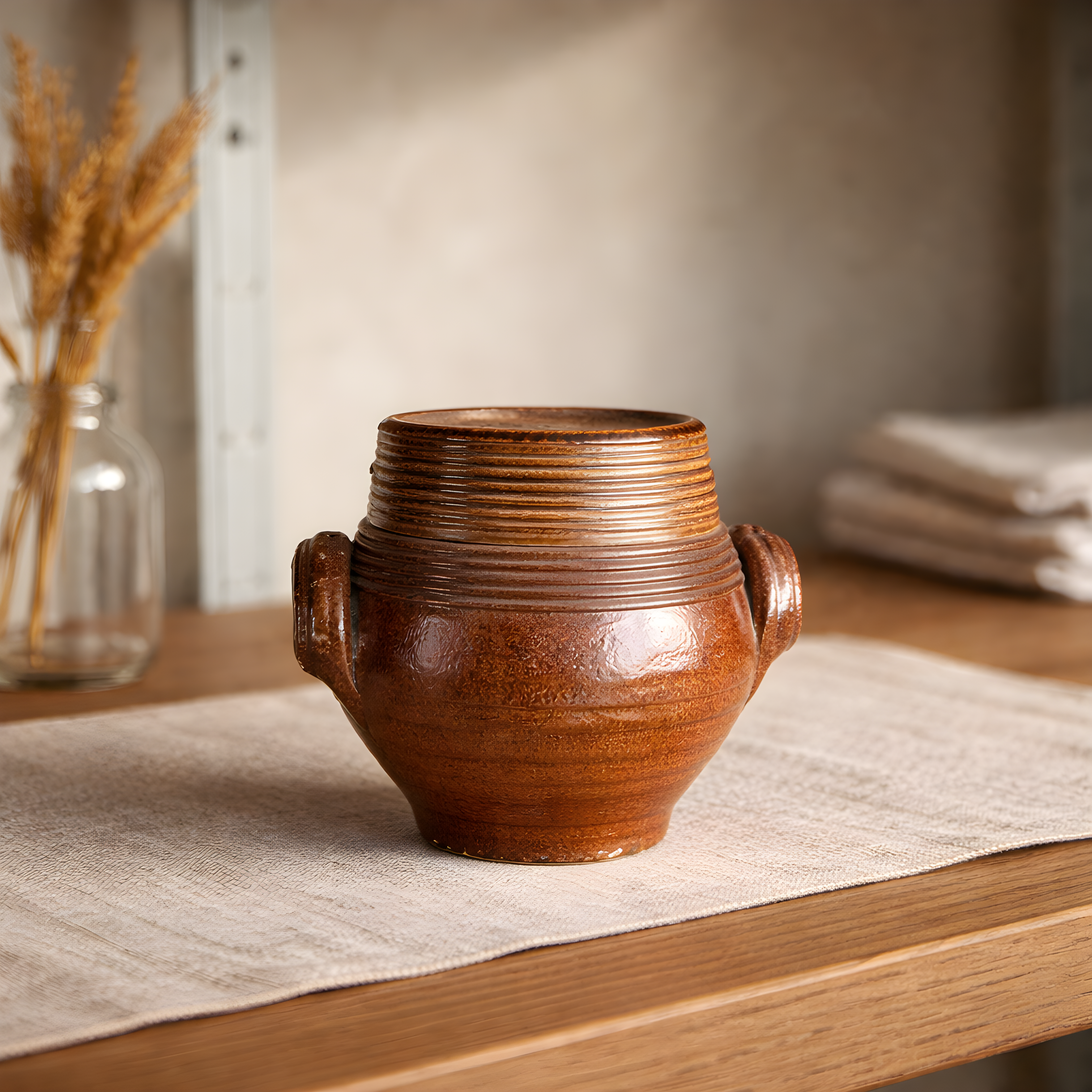 Petit pot en grès