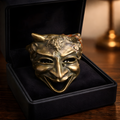 Masque démon bronze