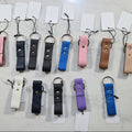 Petit porte-clé cuir à rivet