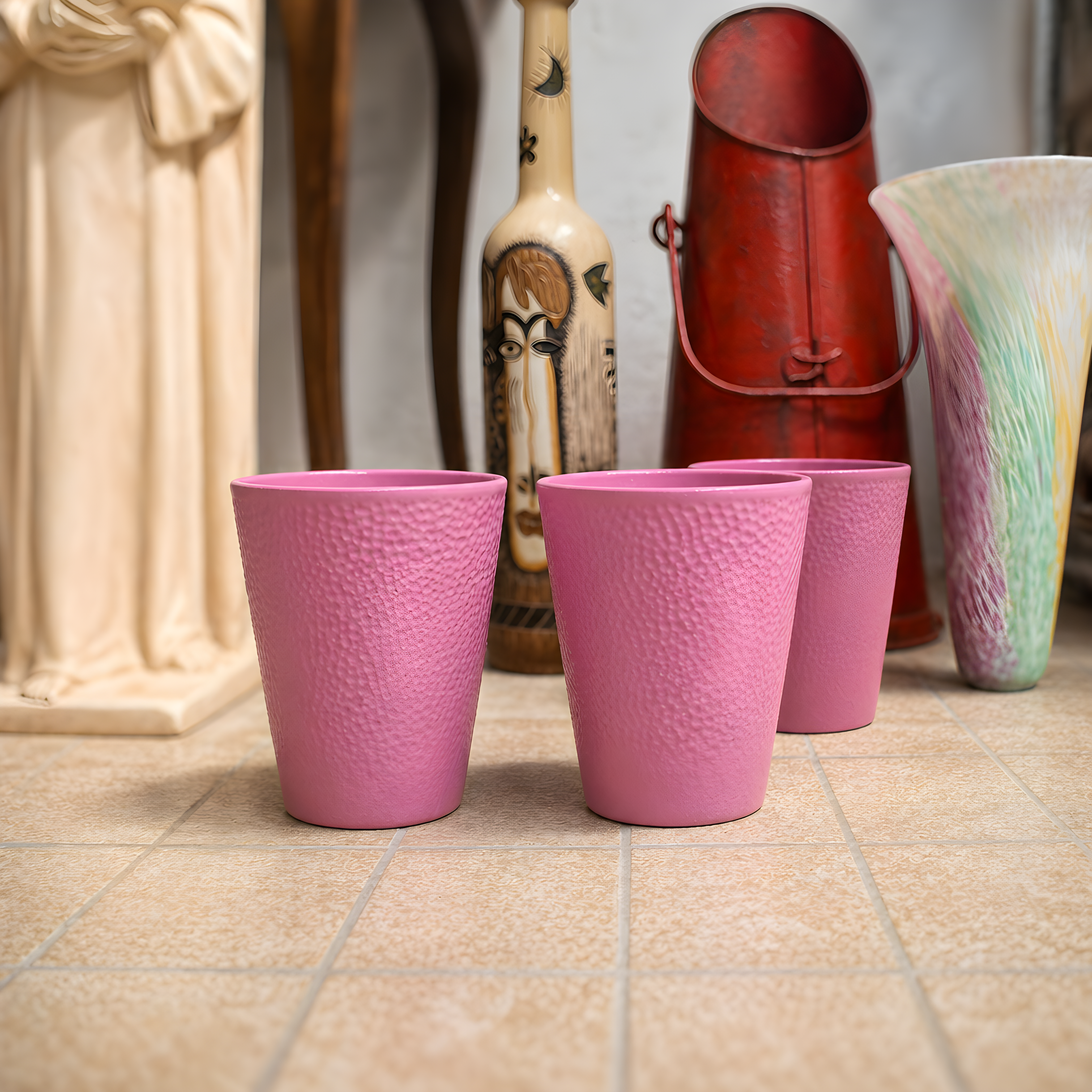 Cache pot rose