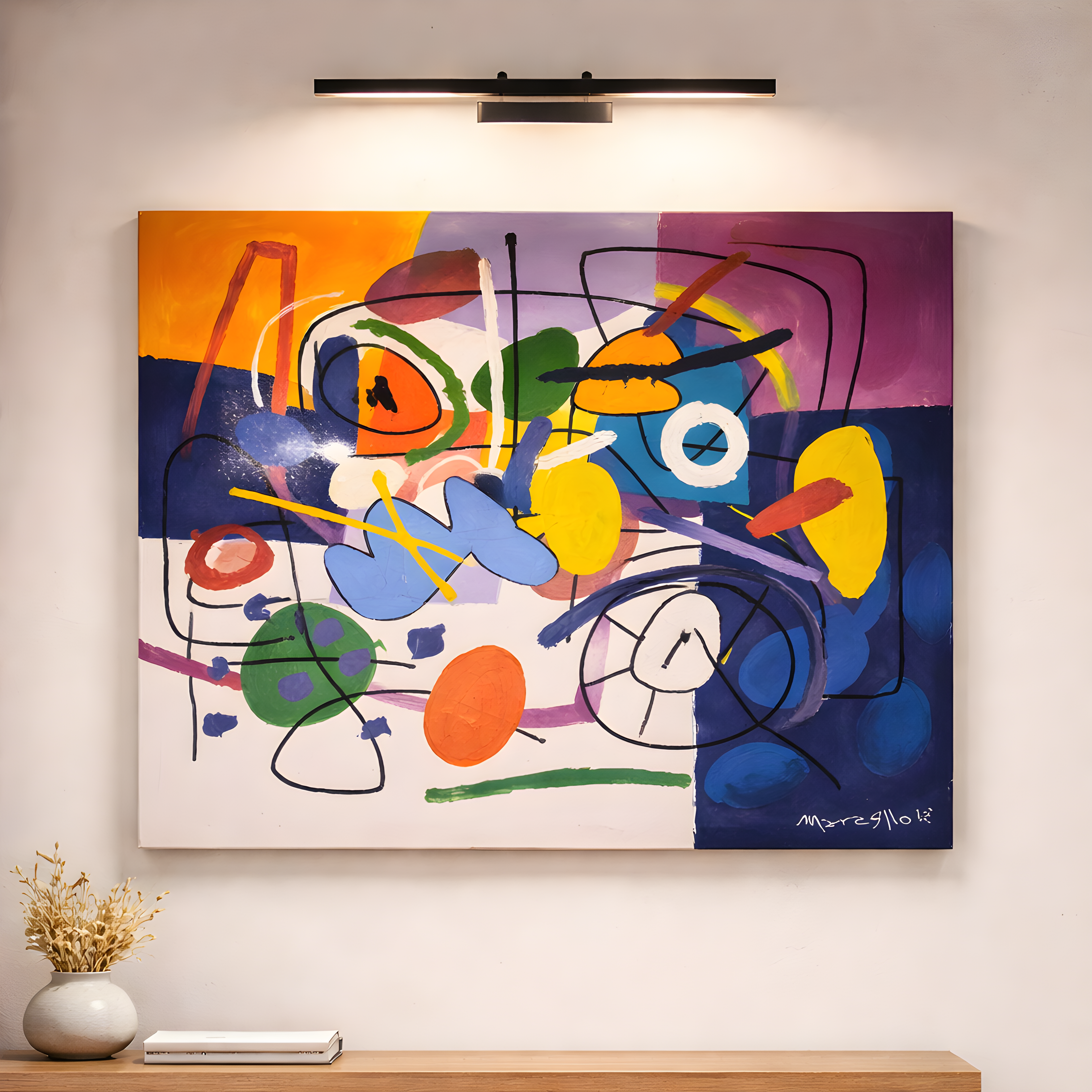 Tableau signé Marcello