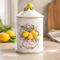 Pot à farine porcelaine fine