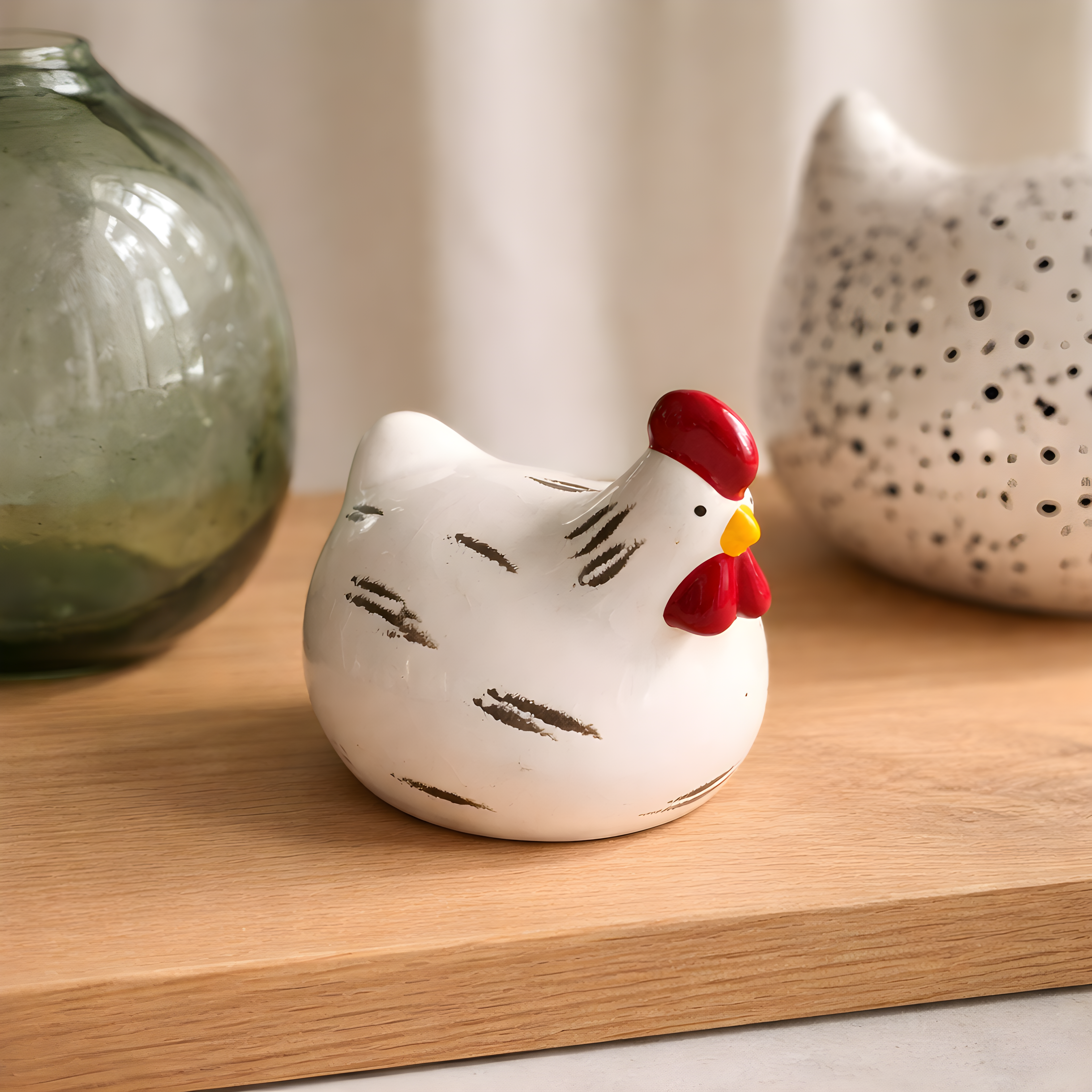 Poule céramique