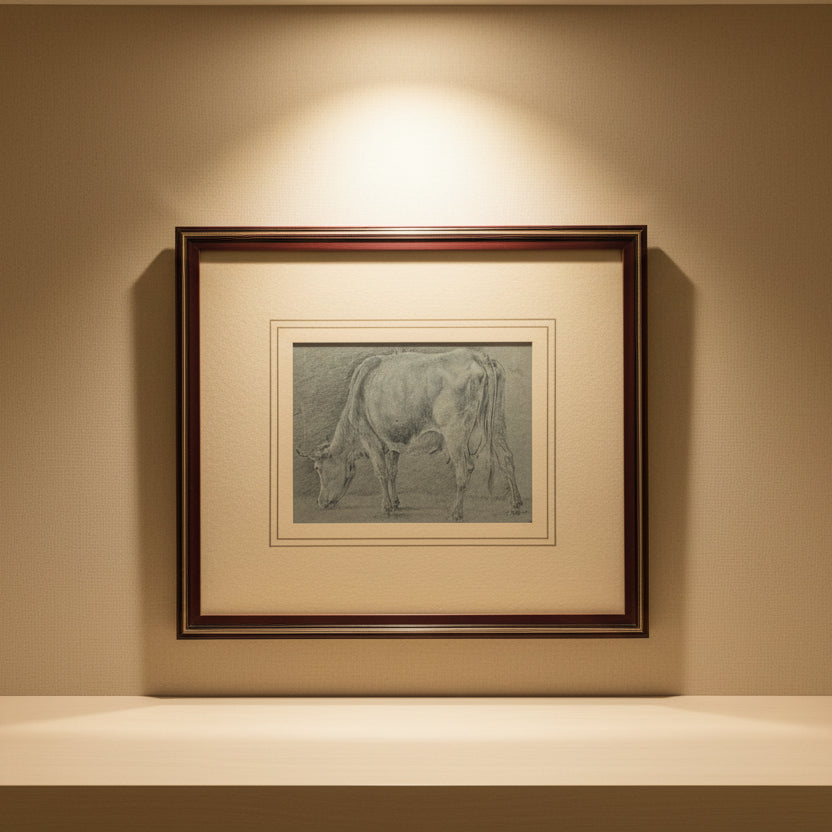 Tableau photo vache