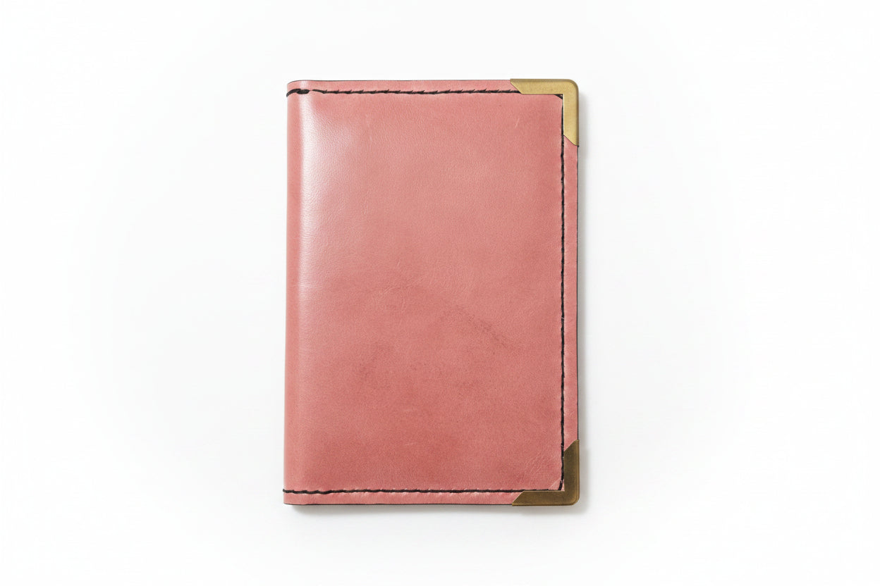 Porte carte grise en cuir souple